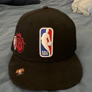 NBA All Black SnapBack hat “RARE”